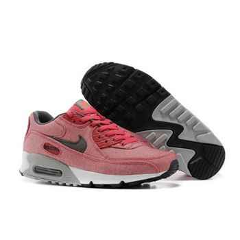 Nike Air Max 90 Womens Shoes Light Peach Red Gray New Review